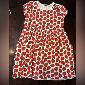 Hanna Andersson strawberry dress size 130